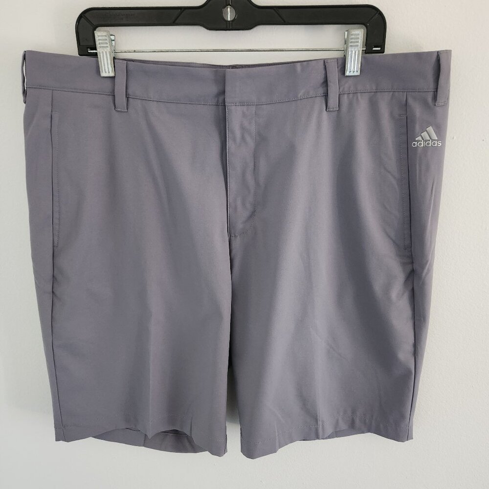 Adidas Golf Climalite 3 Stripe Shorts ULTIMATE 365 STRETCH Gray EC4317 Men's 38